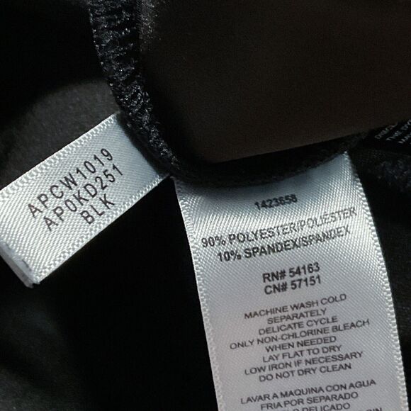 Andrew Marc Womens Pants size 2X Black Pull On Stretch Faux Suede Ankle x29"insm - Picture 5 of 9